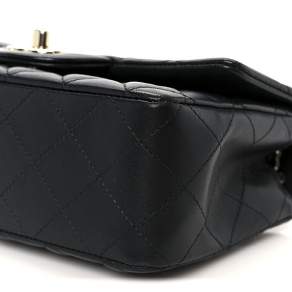 Chanel Lambskin Quilted Mini Rectangular Flap Black 11 of 11