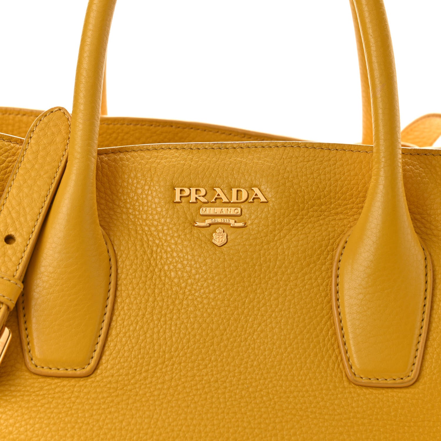 Prada Vitello Daino Tote Mimosa 8 of 15