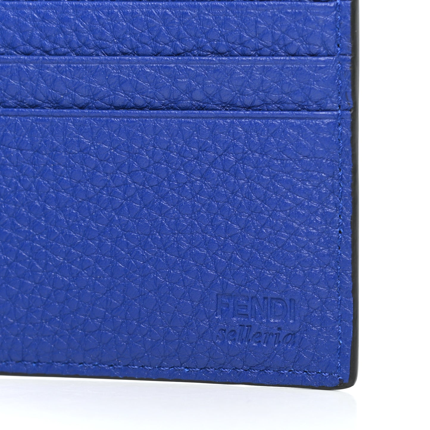 Calfskin Romano Hypnotic Bi-fold Wallet Lavagna Asfalto