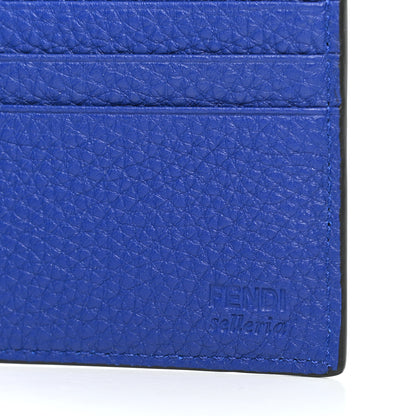 Fendi Calfskin Romano Hypnotic Bi-fold Wallet Lavagna Asfalto 6 of 11