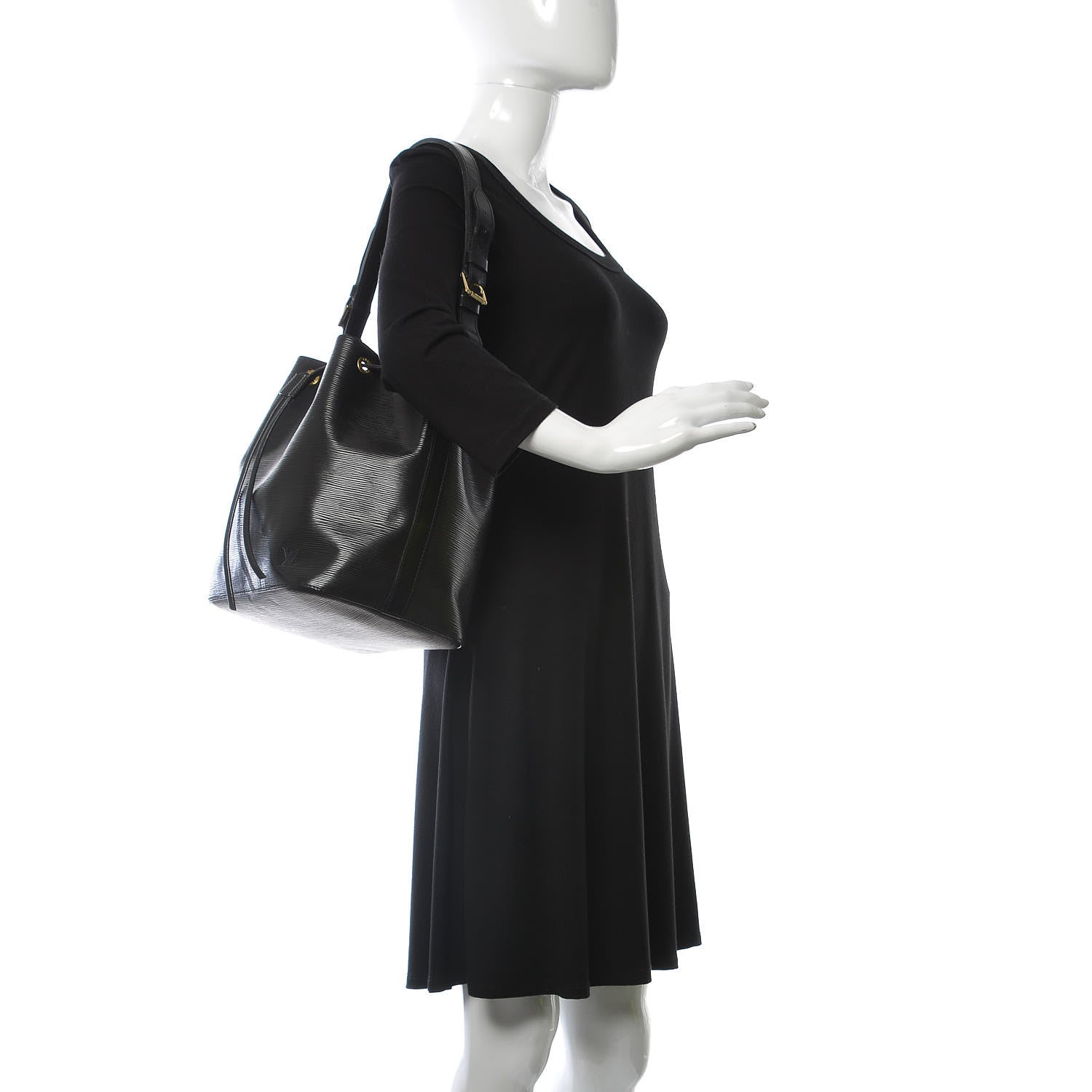 Louis Vuitton Epi Petit Noe Black 2 of 15