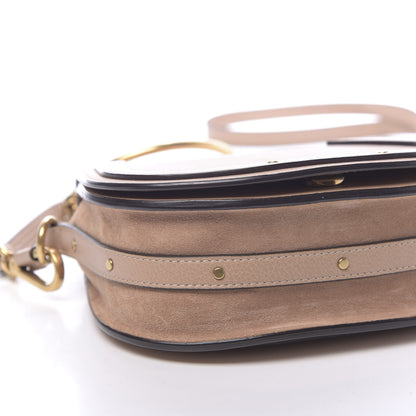 Chloe Calfskin Suede Small Nile Bracelet Bag Biscotti Beige 8 of 9