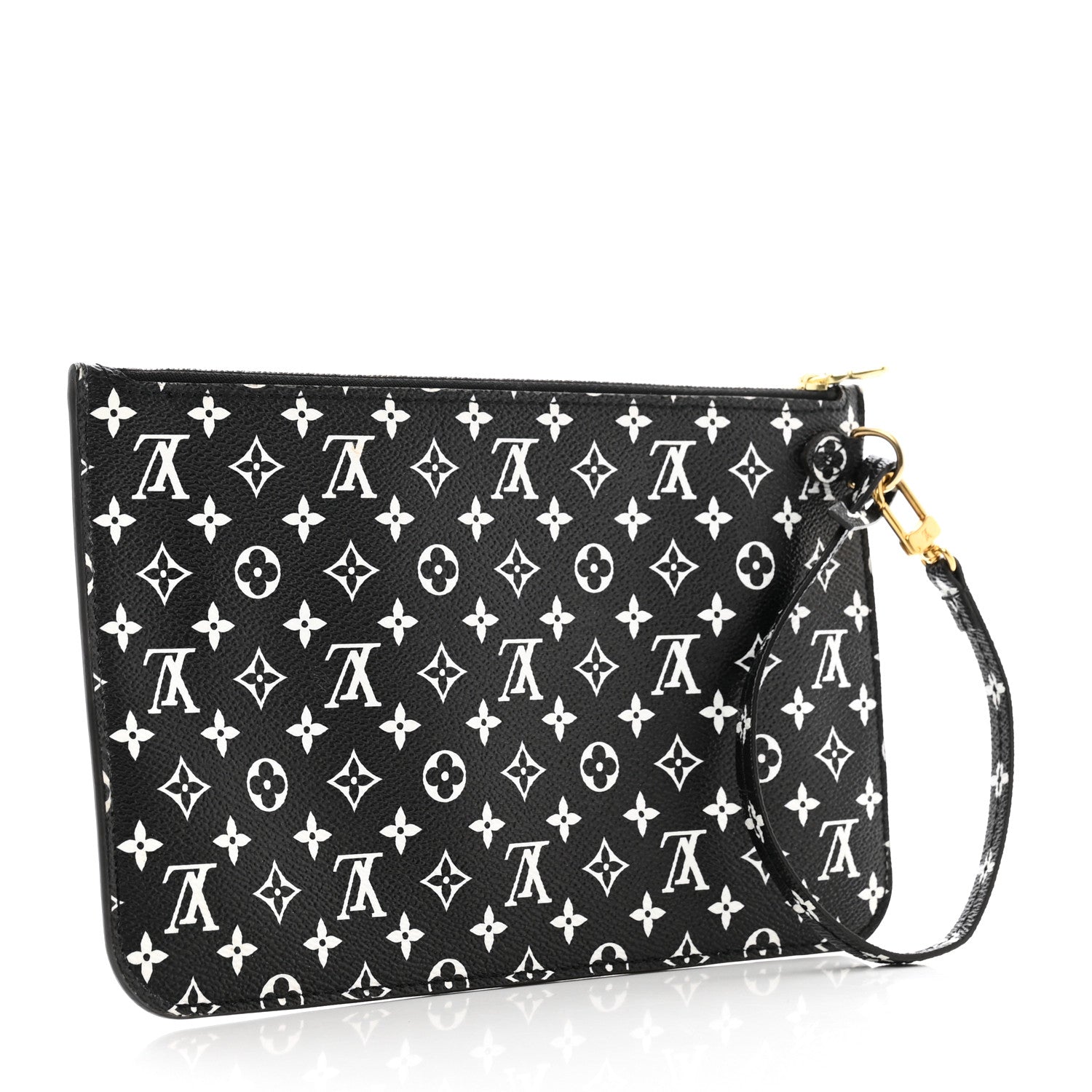 Louis Vuitton Monogram Giant Jungle Neverfull MM GM Pochette Black 3 of 6