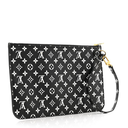 Louis Vuitton Monogram Giant Jungle Neverfull MM GM Pochette Black 3 of 6