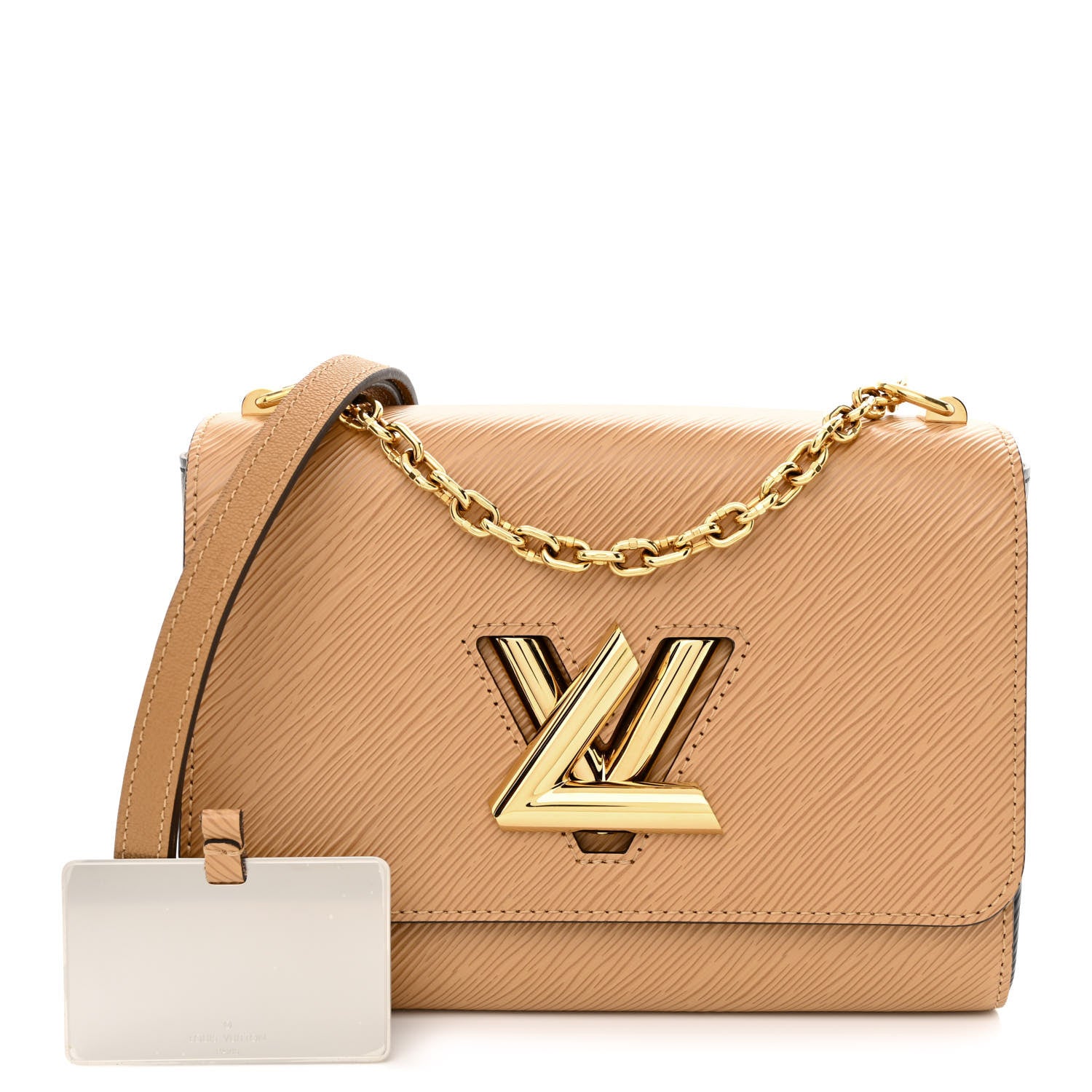 Louis Vuitton Epi Twist Shoulder Bag MM Camel 1 of 10
