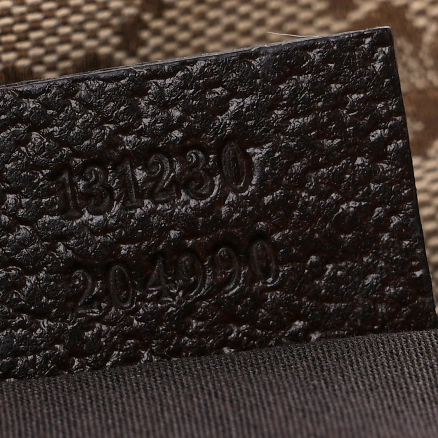 Gucci GG Monogram Medium Web Handle Bucket Tote Dark Brown 7 of 15