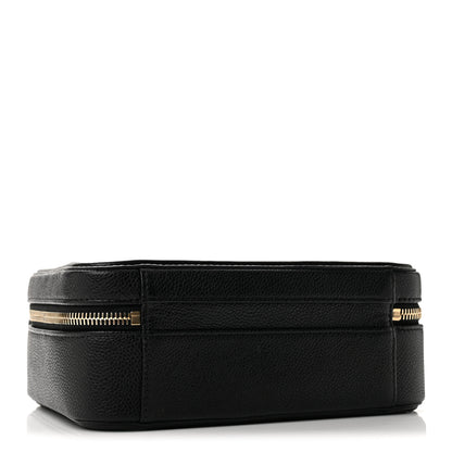Chanel Caviar Quilted Medium CC Filigree Vanity Case Black 4 of 13