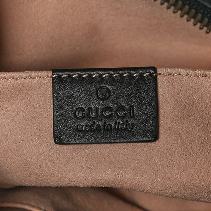 Gucci Calfskin Matelasse GG Marmont Belt Bag 75 30 Black 6 of 13
