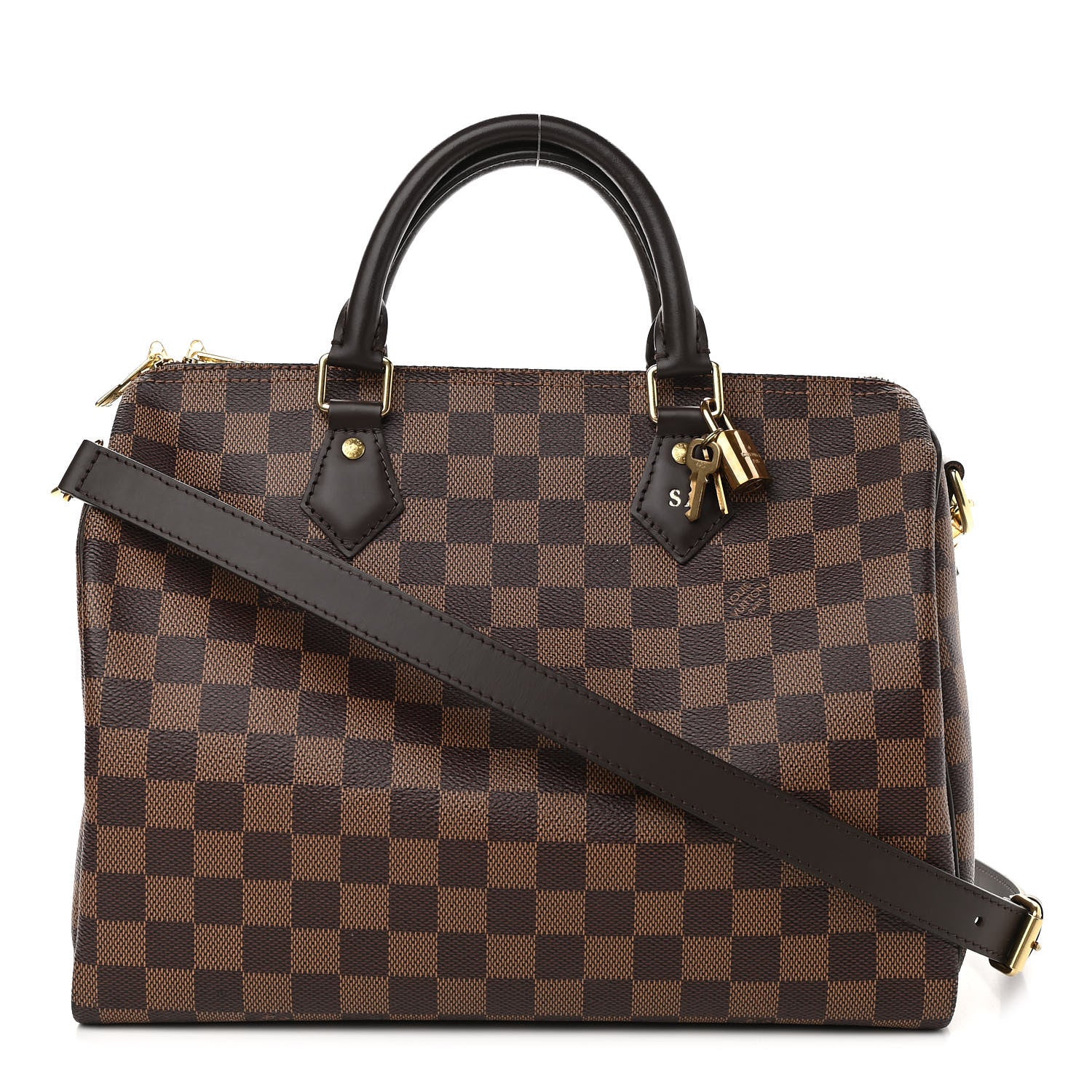 Louis Vuitton Damier Ebene Speedy Bandouliere 30 1 of 12