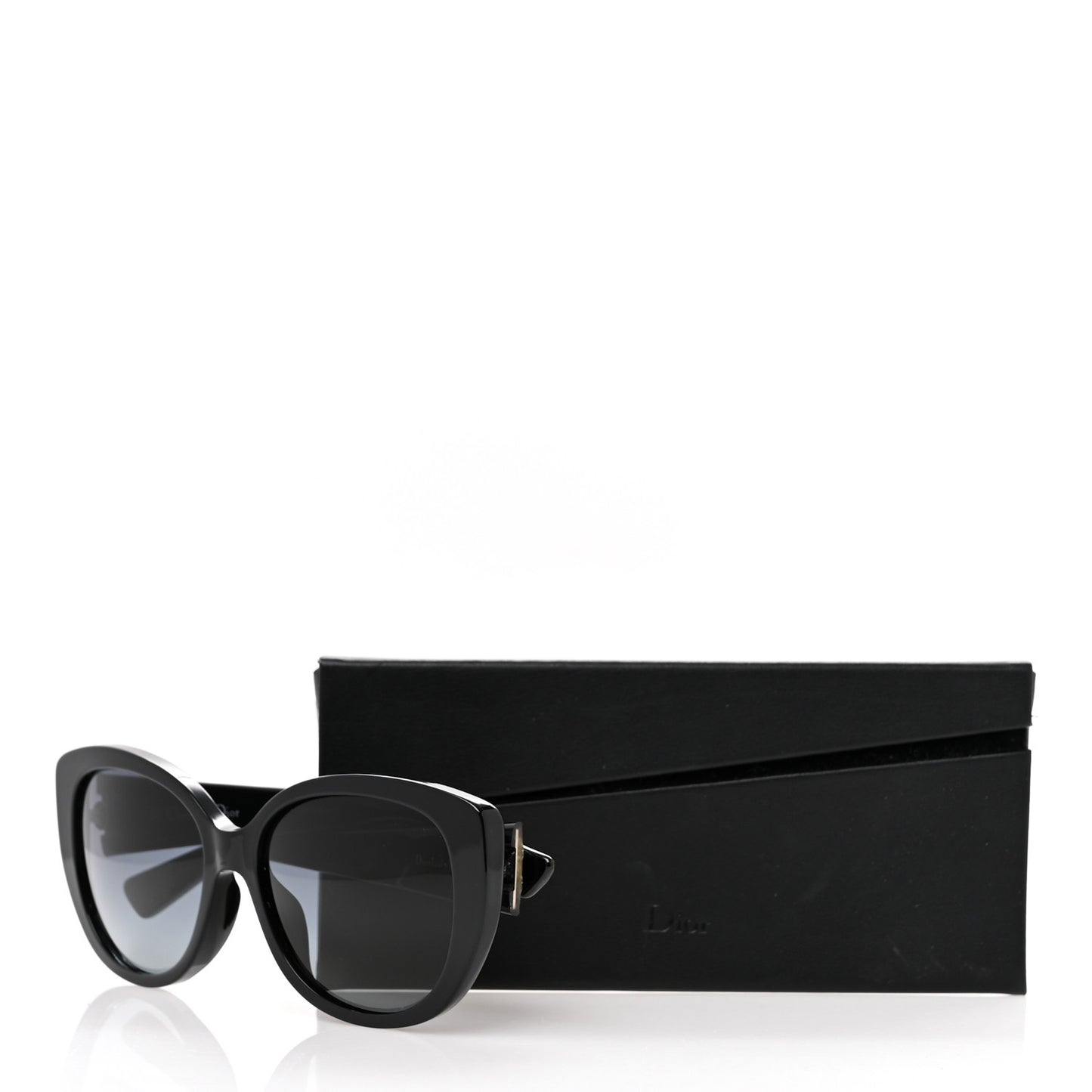 Resin Micro-Cannage Dior Lady 1 Sunglasses Light Gold Black