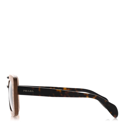 Prada Wooden Malabar Sunglasses SPR30R Canaletto Tortoise 3 of 10