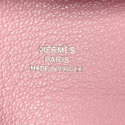 Hermes Chevre Mysore Bastia Coin Purse Rose Sakura 6 of 7