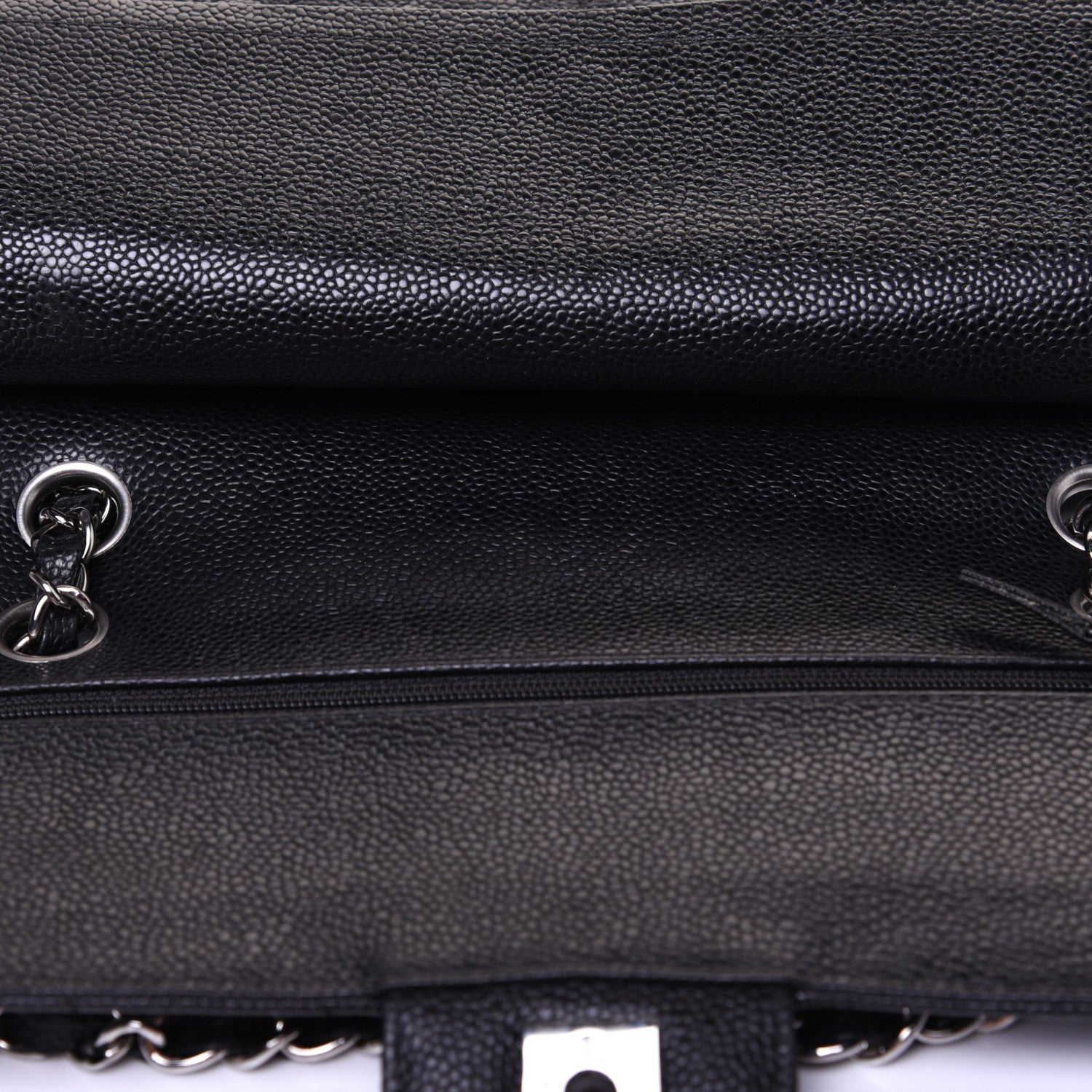 Chanel Caviar Quilted Medium Double Flap Black 5 of 14