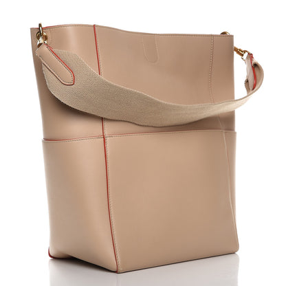 Celine Natural Calfskin Sangle Bucket Bag Beige 3 of 12