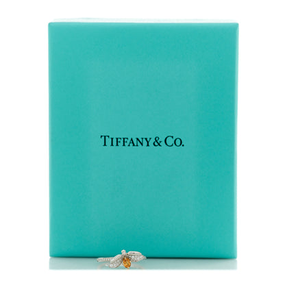 Tiffany Platinum Diamond Spessartine Paper Flowers Firefly Ring 52 6 6 of 6
