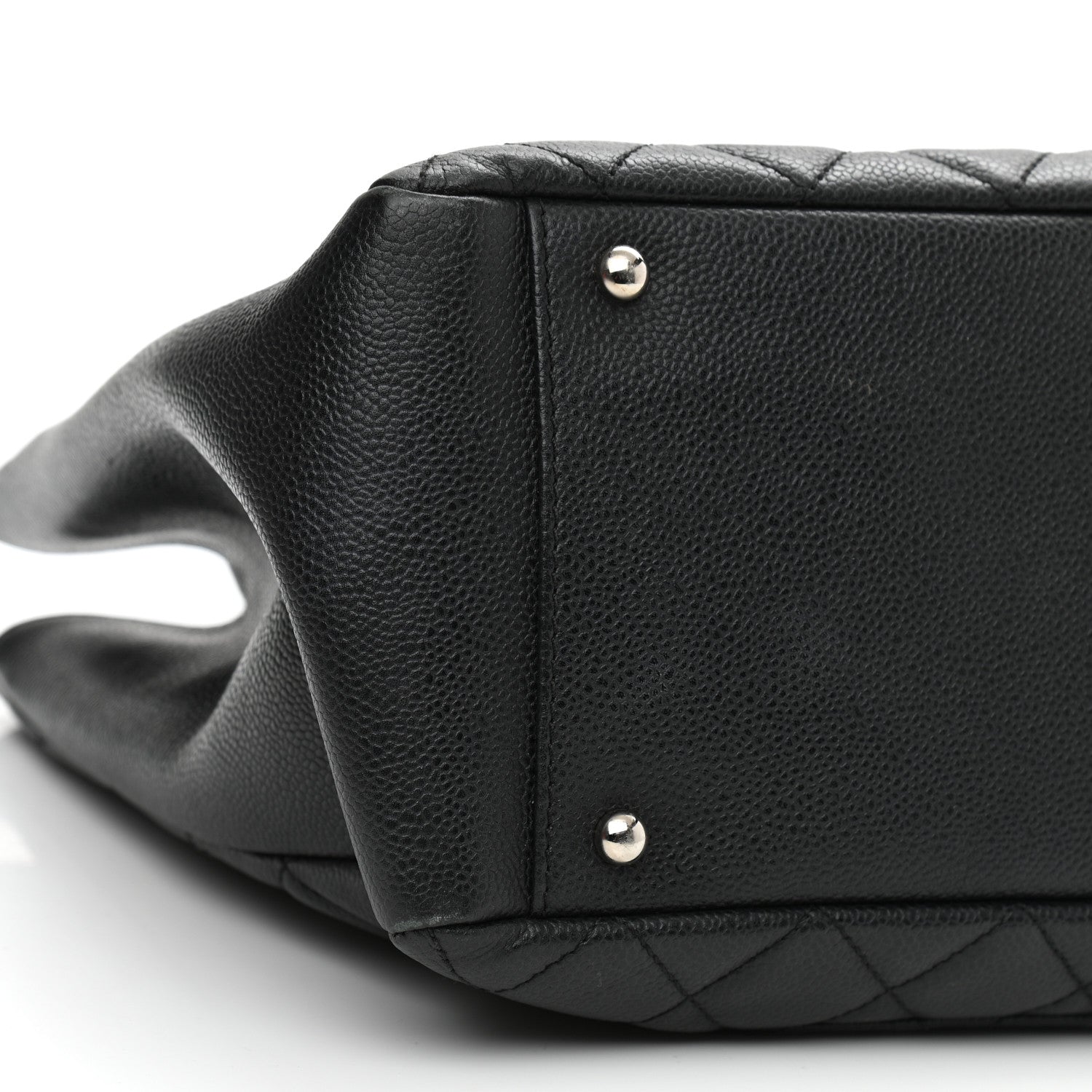 Chanel Caviar Quilted XL Grand Shopping Tote GST Black 9 of 12