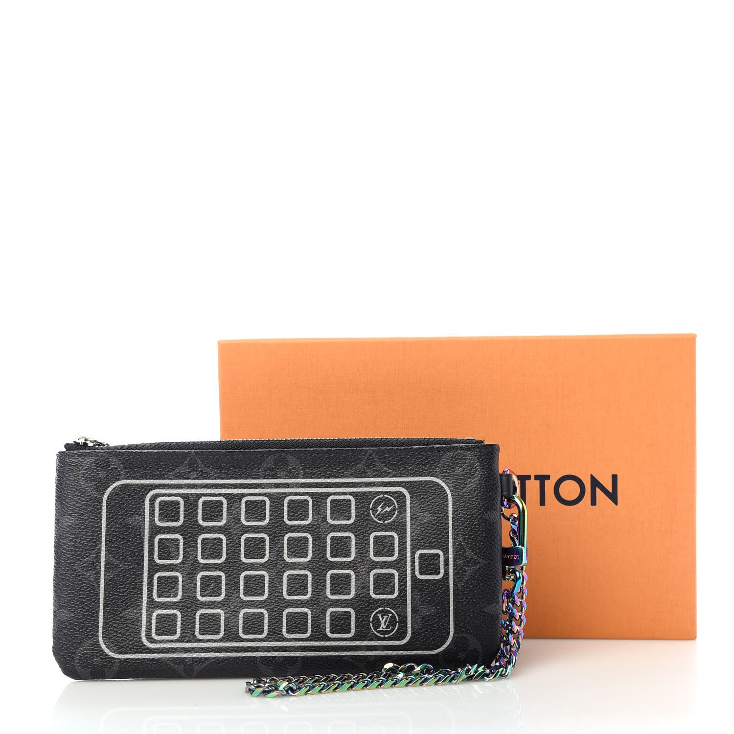Louis Vuitton Monogram Eclipse Flash Fragment iPhone Pouch 7 of 7