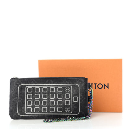 Louis Vuitton Monogram Eclipse Flash Fragment iPhone Pouch 7 of 7