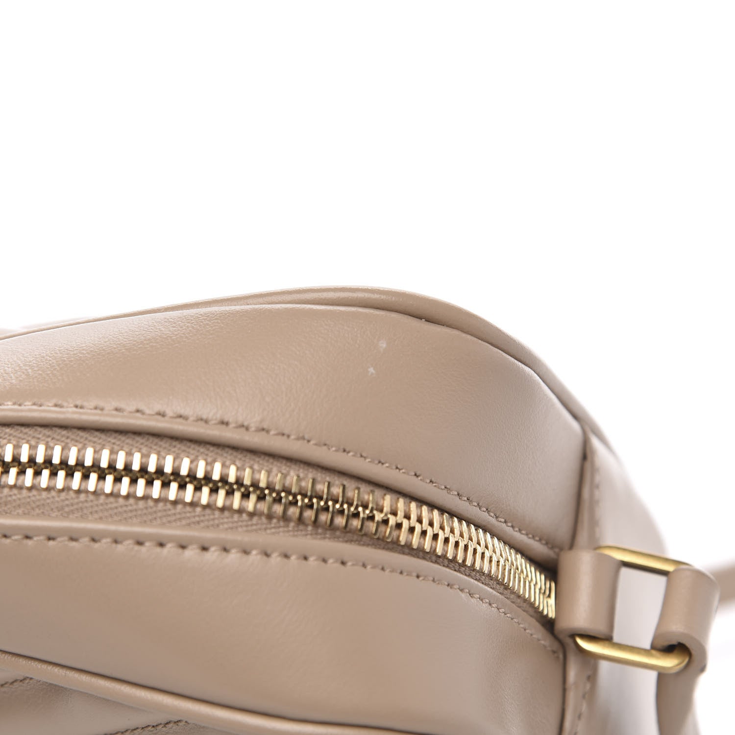 Saint Laurent Calfskin Matelasse Monogram Lou Camera Bag Dark Latte 11 of 11