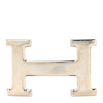 Hermes Polished Palladium 32mm H Belt Buckle Silver 1 of 4