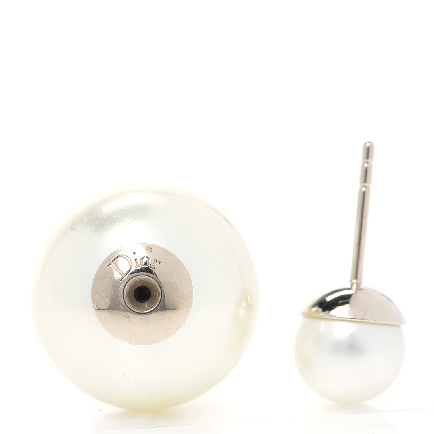 Christian Dior Pearl Mise En Dior Tribal Earrings 3 of 5