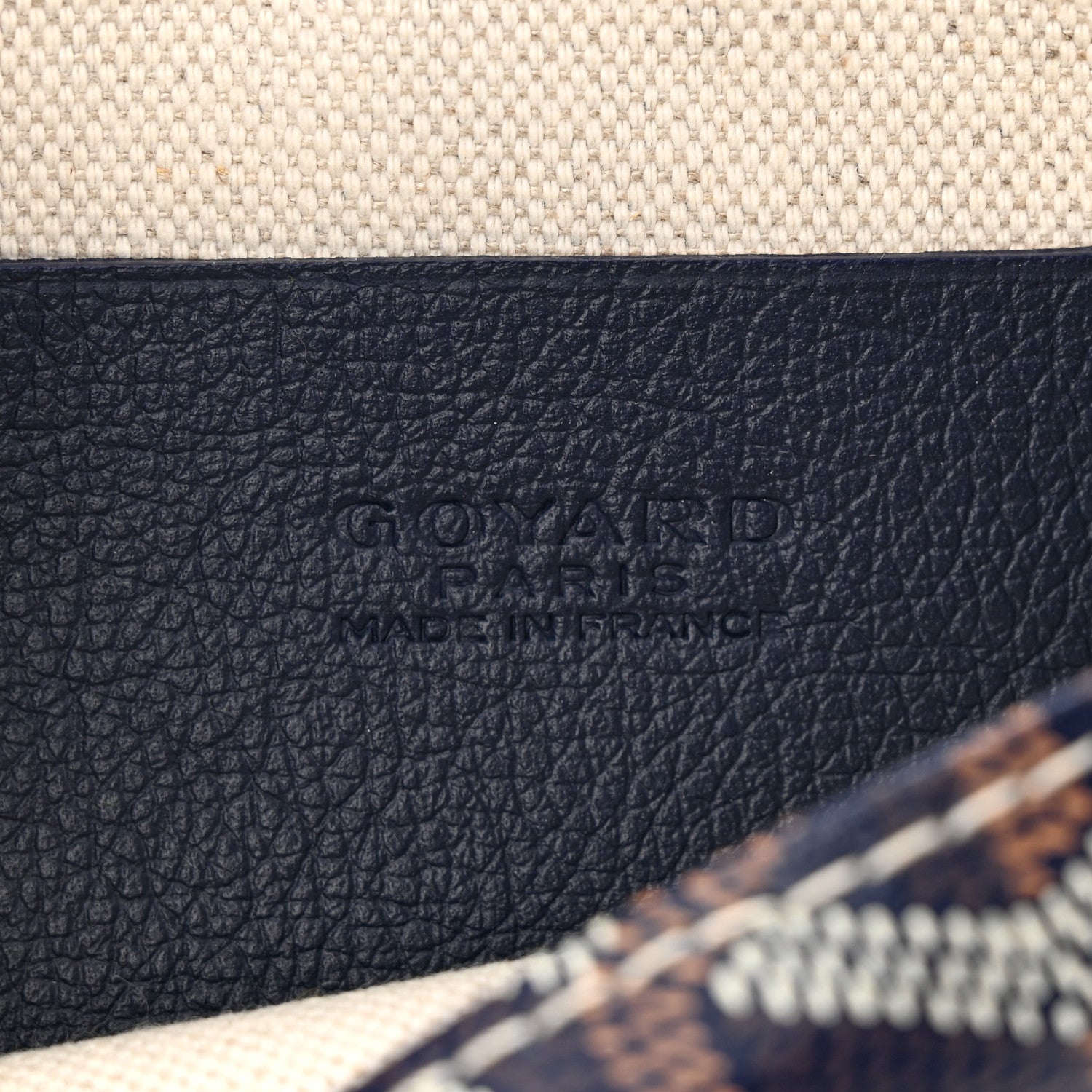 Goyard Goyardine Plumet Wallet Clutch Navy 7 of 10