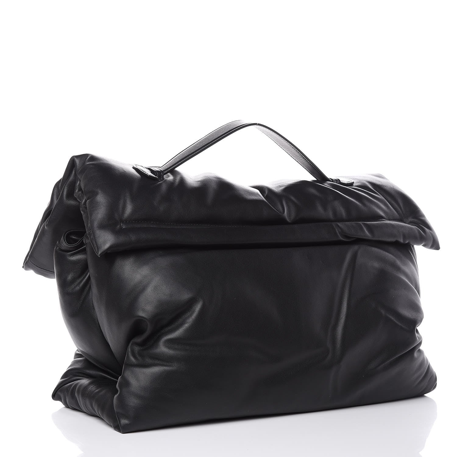 Celine Smooth Lambskin Cartable Pillow Flap Black 401338