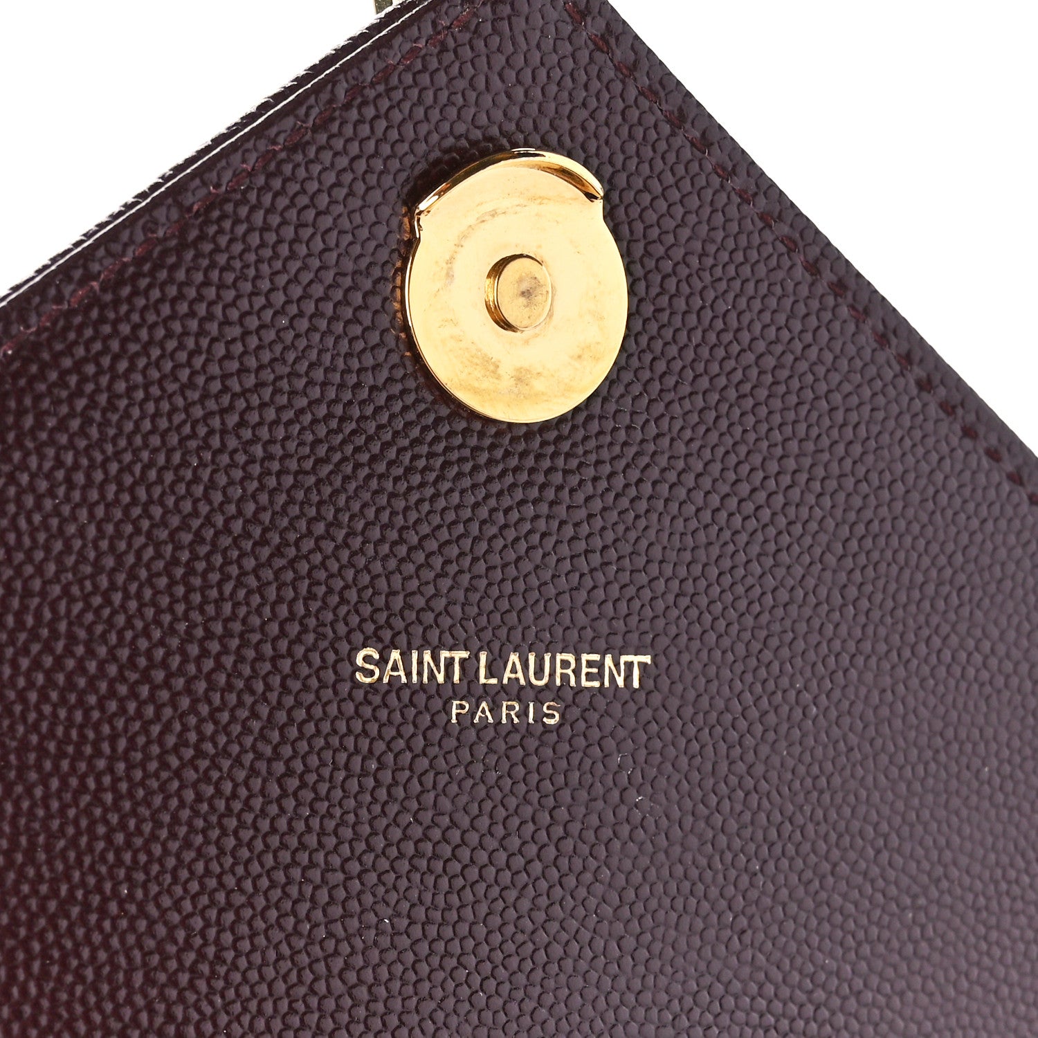 Saint Laurent Grain De Poudre Matelasse Chevron Large Monogram Satchel Rouge Legion 6 of 11
