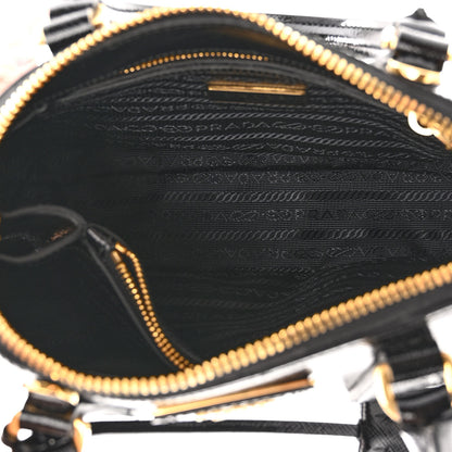 Prada Saffiano Vernice Small Promenade Tote Black 5 of 9
