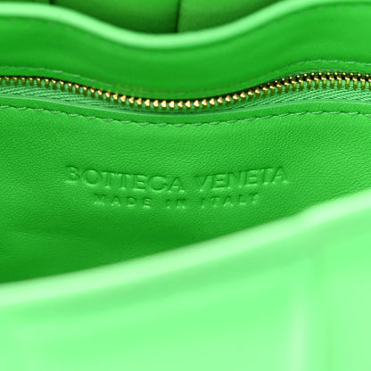 Bottega Veneta Lambskin Maxi Intreccio Padded Chain Cassette Crossbody Bag Grass 6 of 9