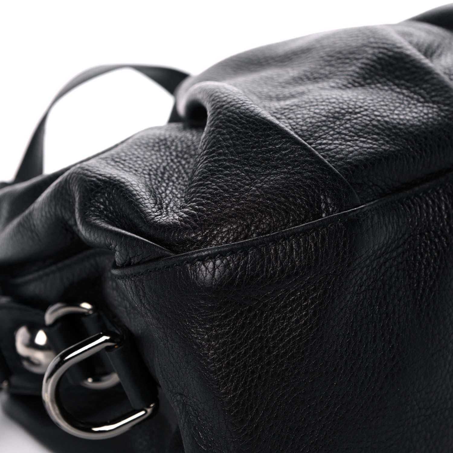 Gucci Calfskin Medium Icon Bit Boston Black 10 of 14