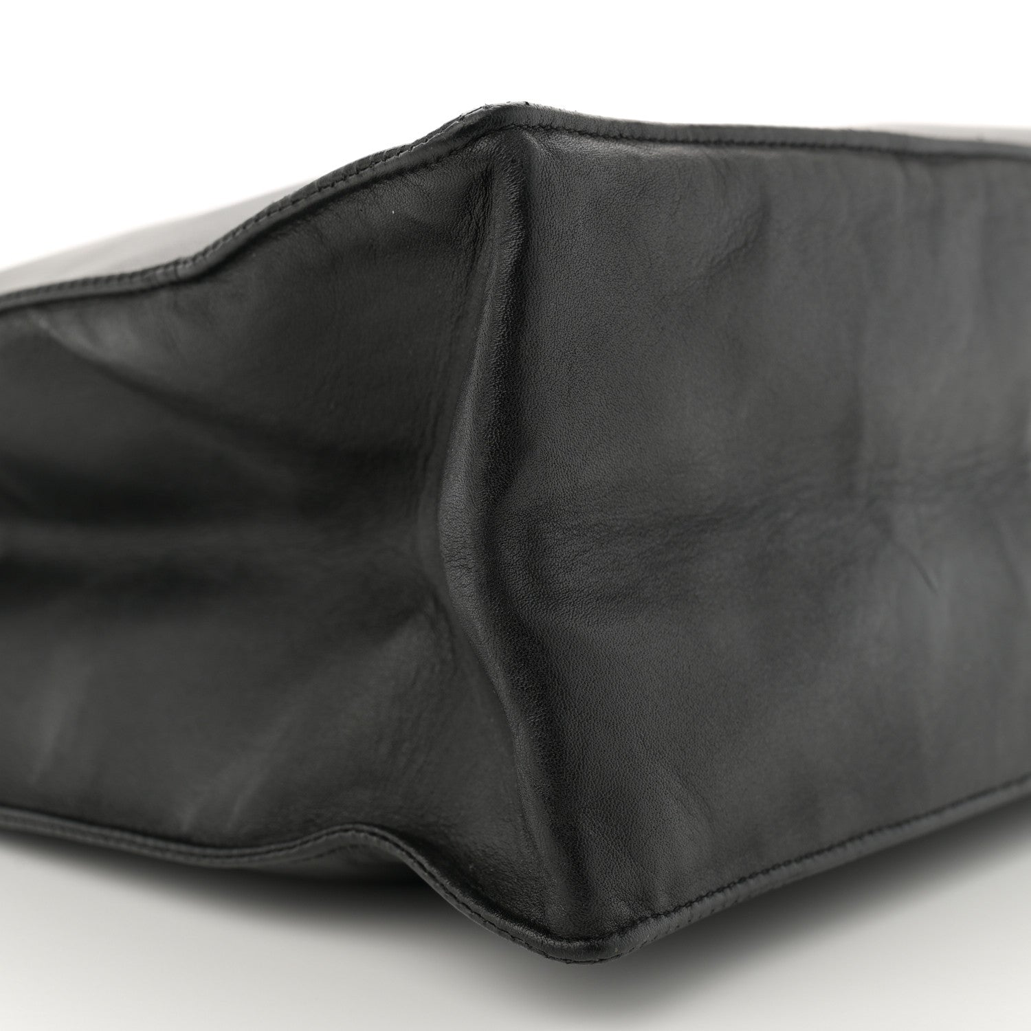 Chanel Lambskin CC Tote Black 9 of 11