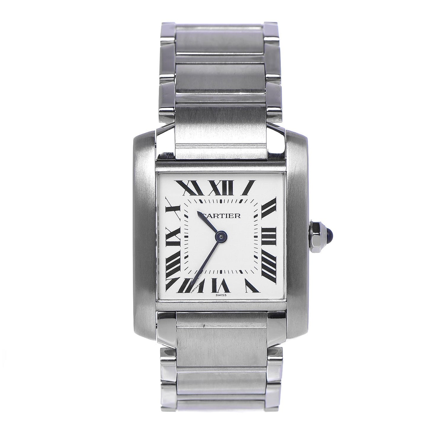 Stainless Steel 25mm Tank Francaise Quartz Watch