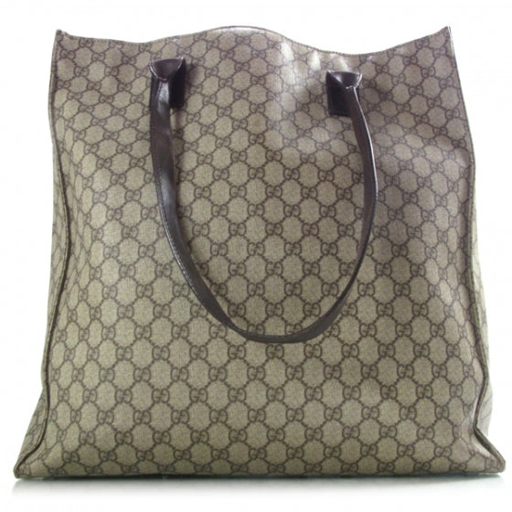 Coated Canvas Large Monogram Tote