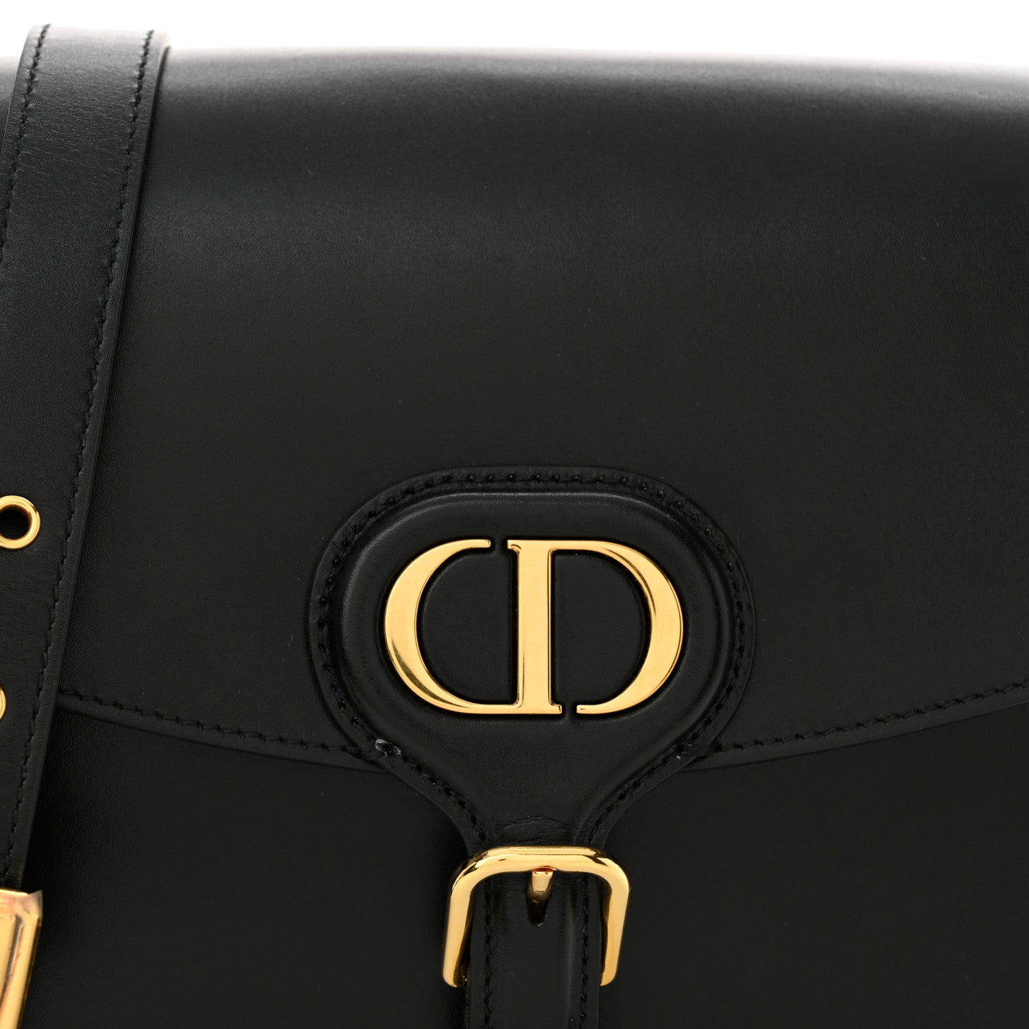 Christian Dior Box Calfskin Medium Bobby Flap Black 7 of 12