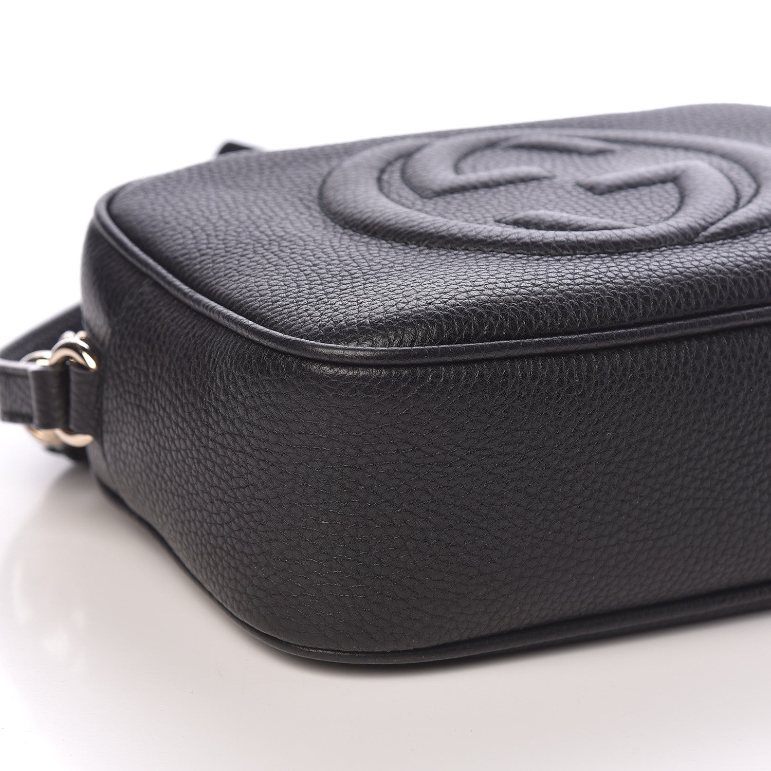 Gucci Pebbled Calfskin Small Soho Disco Bag Black 8 of 10