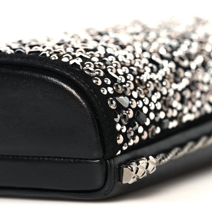 Chanel Crystal Calfskin Minaudiere Clutch Black 10 of 11