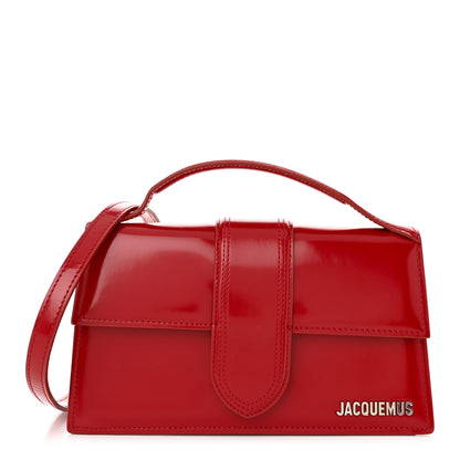 Jacquemus Glazed Calfskin Le Grand Bambino Red 1 of 10