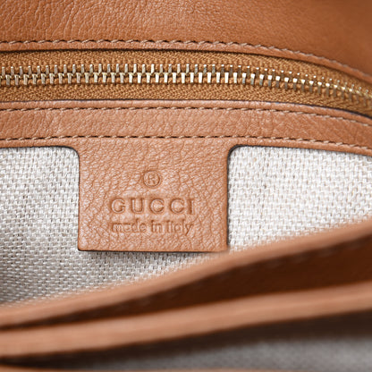 Gucci Monogram Medium Marrakech Flap Messenger Bag Beige Brown 6 of 13