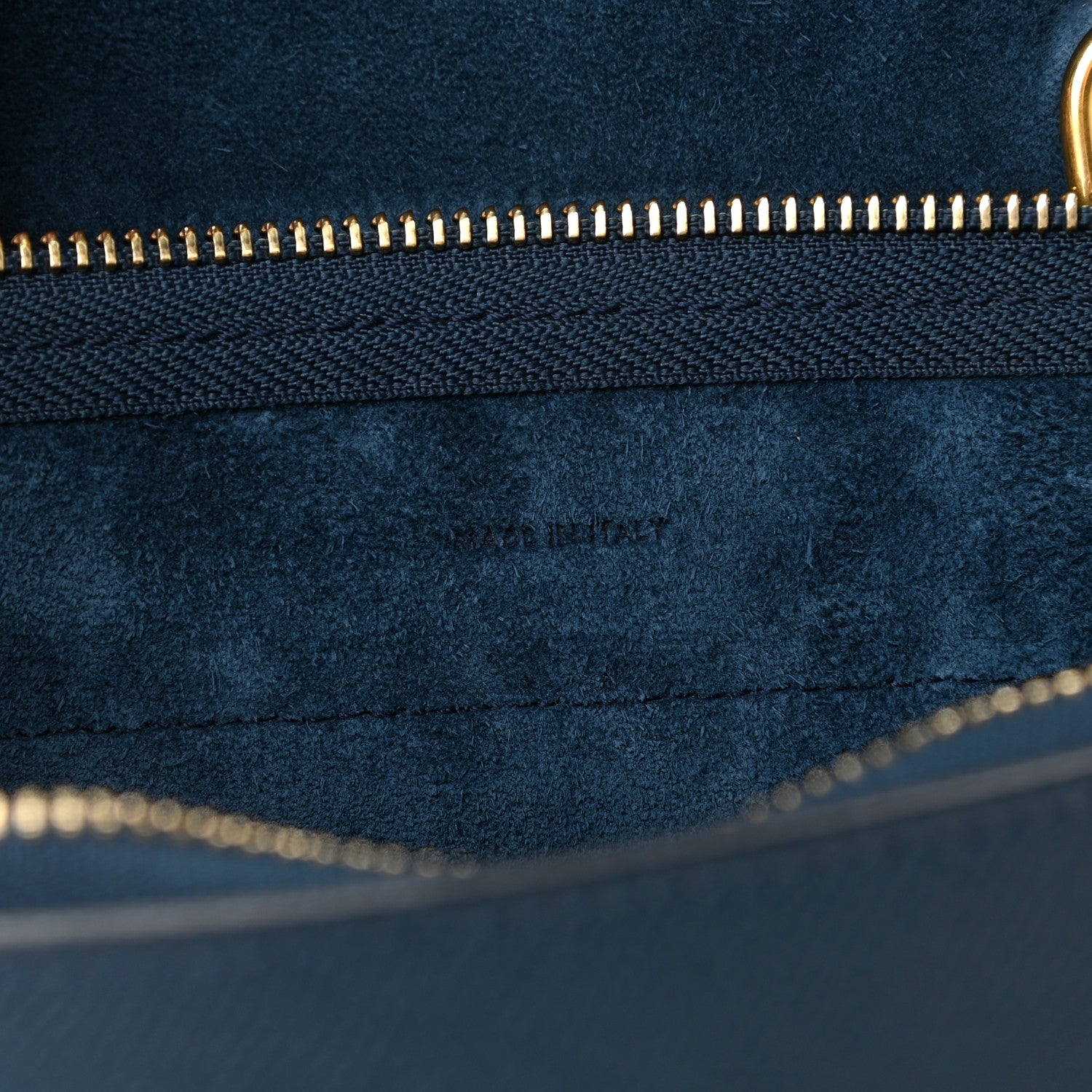 Celine Baby Grained Calfskin Nano Belt Bag Abyss Blue 7 of 10
