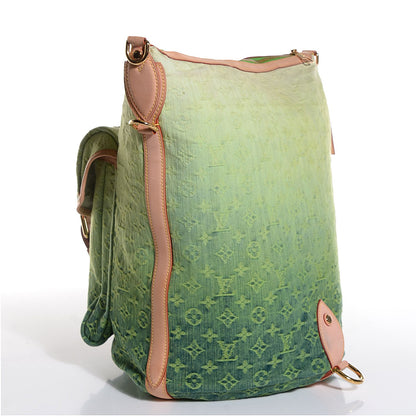 Louis Vuitton Denim Sunburst PM Messenger Green 3 of 7