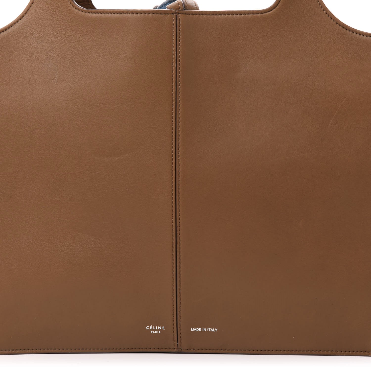 Celine Calfskin Medium Tri-Fold Bag Taupe 10 of 12