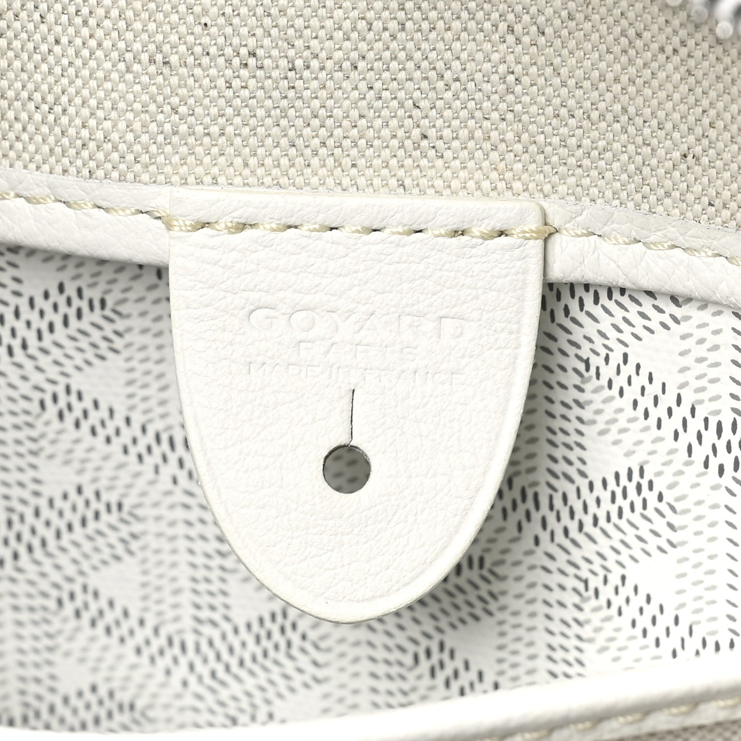 Goyardine Artois MM White