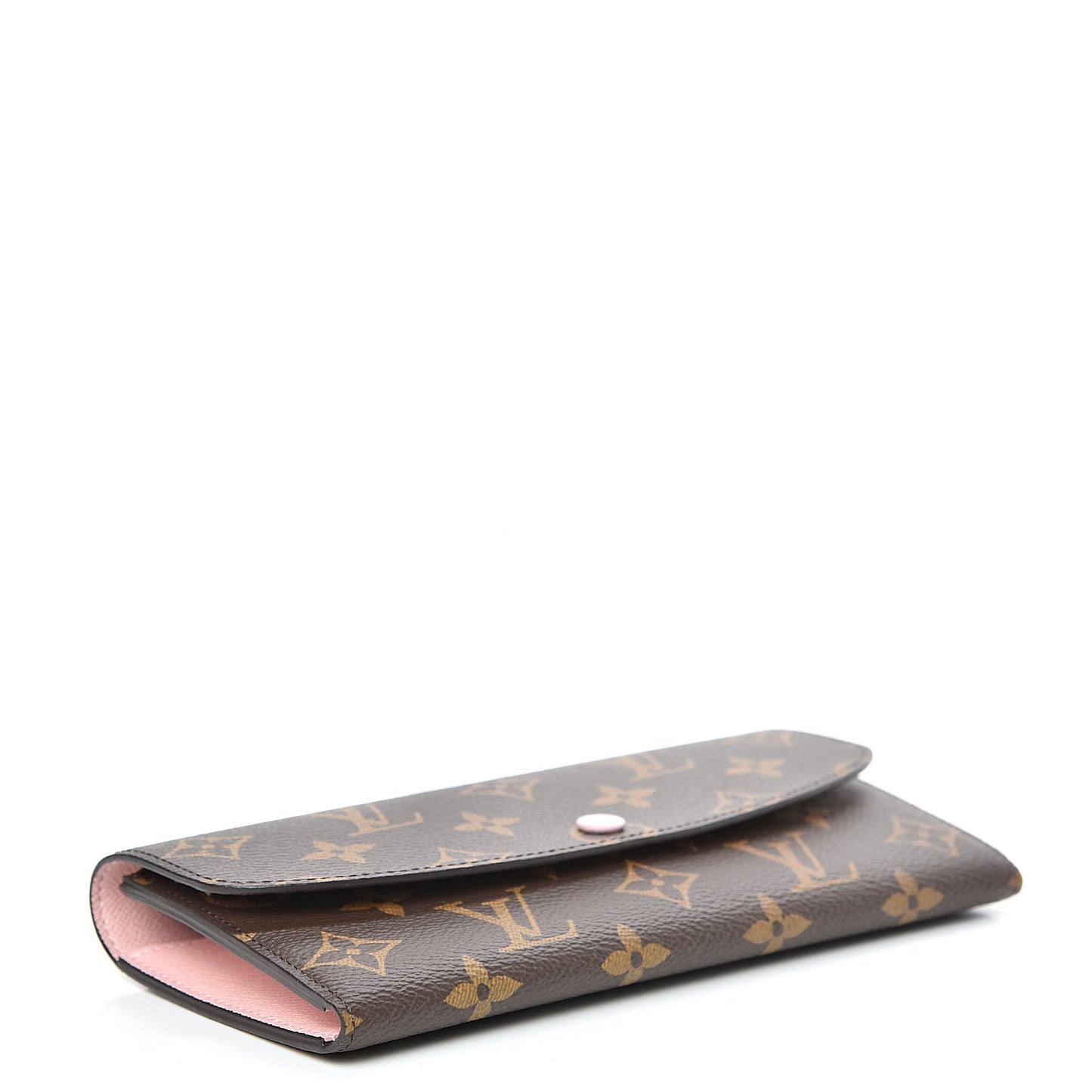 Monogram Emilie Wallet Rose Ballerine