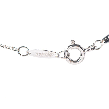 Tiffany Sterling Silver Diamond .05ct Elsa Peretti Diamonds by the Yard Pendant Necklace 5 of 6