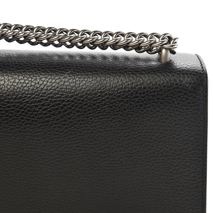 Gucci Pebbled Calfskin Small Dionysus Shoulder Bag Black 7 of 14