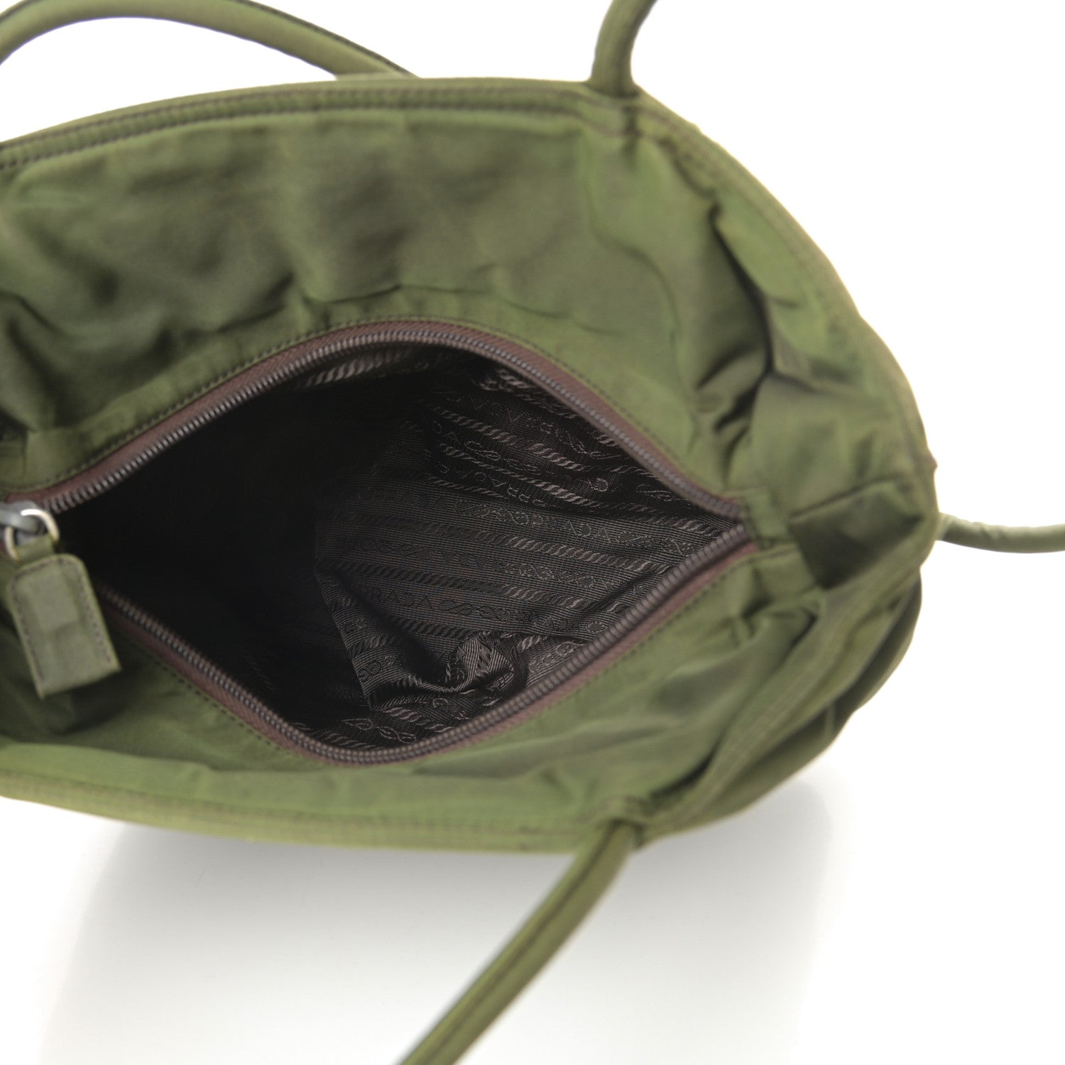 Prada Tessuto Nylon Tote Larice 5 of 15