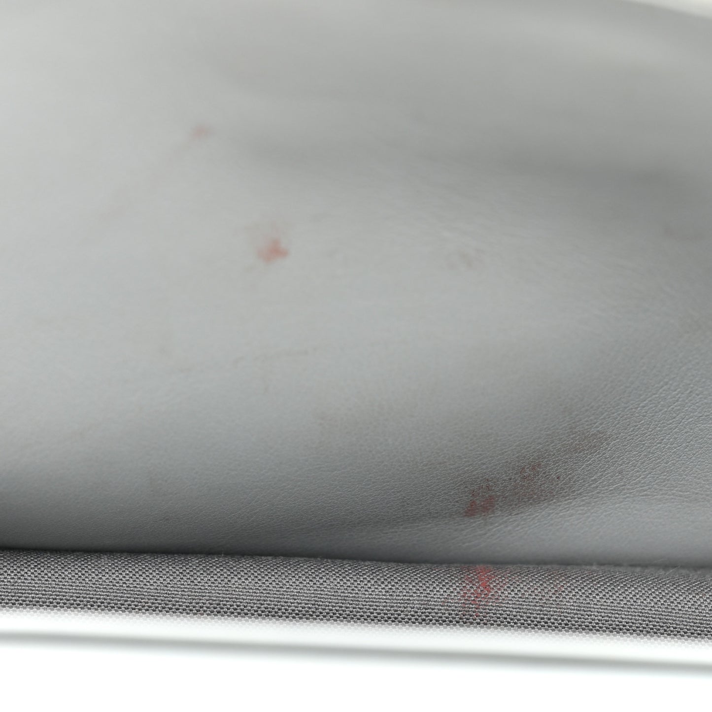 Vitello Liberty Crystal Embellished F is Fendi Medium Envelope Wallet on Chain Grigio Perla