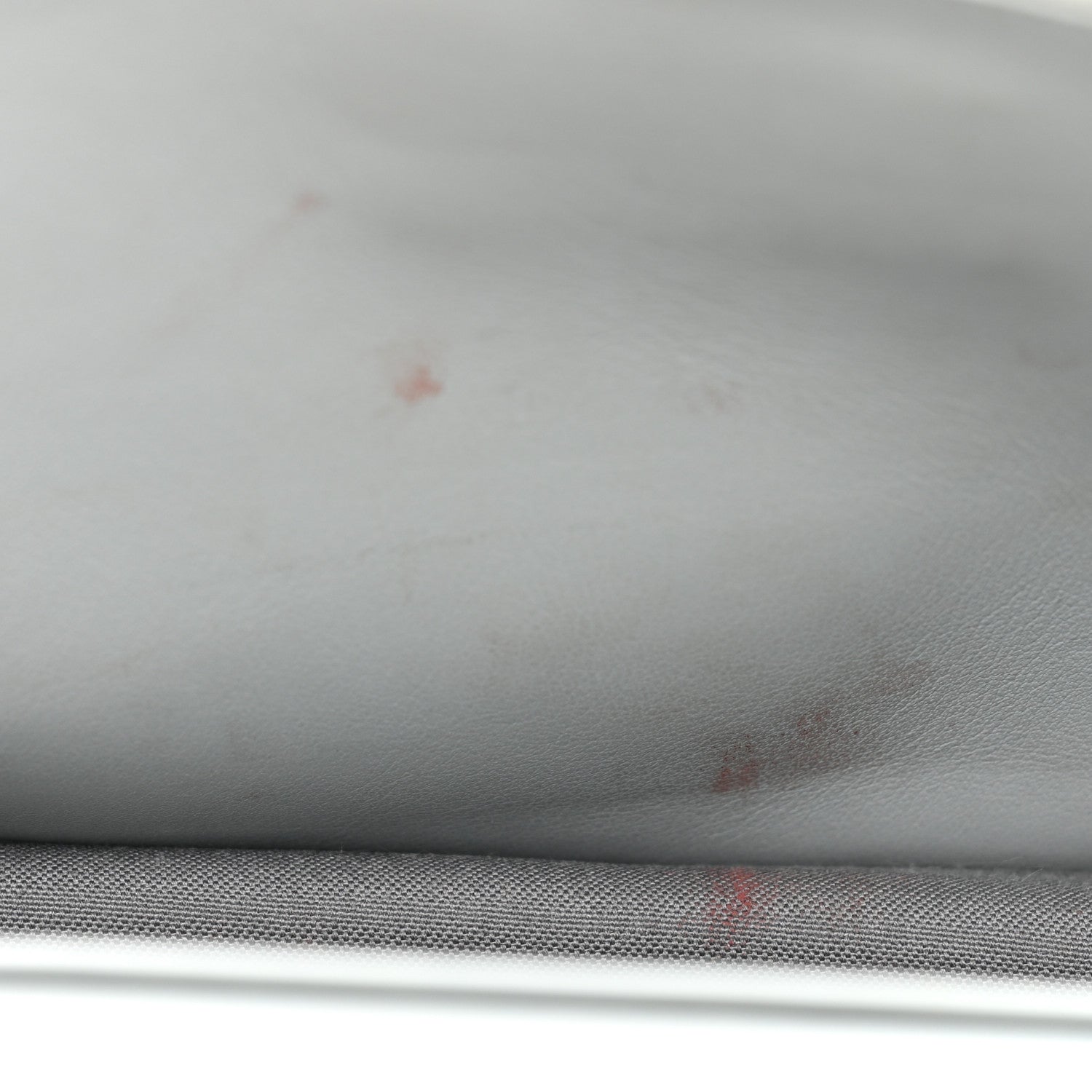 Fendi Vitello Liberty Crystal Embellished F is Fendi Medium Envelope Wallet on Chain Grigio Perla 12 of 14