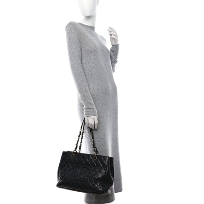Chanel Caviar Quilted Grand Shopping Tote GST Black 2 of 10